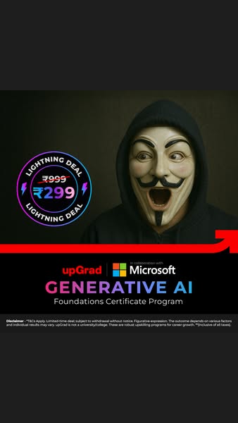 upGrad’s ad