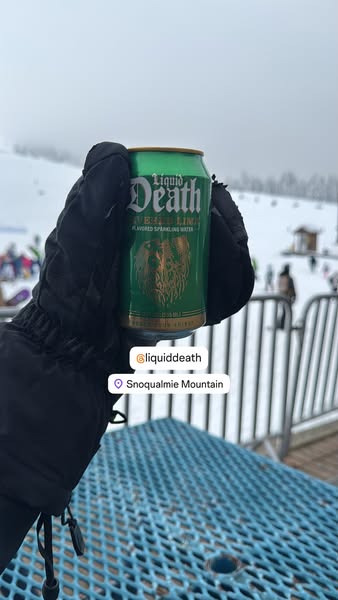 Liquid Death’s ad